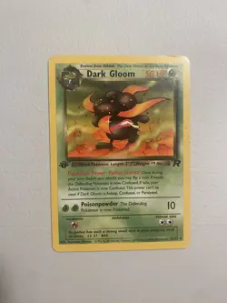 Dark Gloom 1st Edition - Team Rocket 36/82 - WOTC Pokemon Card 2000 - Image 1