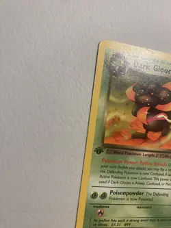 Dark Gloom 1st Edition - Team Rocket 36/82 - WOTC Pokemon Card 2000 - Image 2