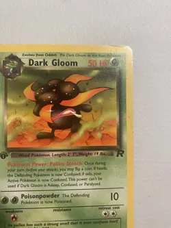 Dark Gloom 1st Edition - Team Rocket 36/82 - WOTC Pokemon Card 2000 - Image 3