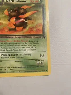 Dark Gloom 1st Edition - Team Rocket 36/82 - WOTC Pokemon Card 2000 - Image 4