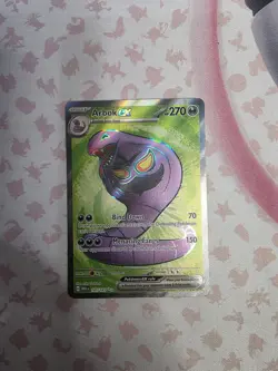 Pokemon Arbok EX Trading Card Near Mint Condition Scarlet and Violet 151 185/165 - Image 2