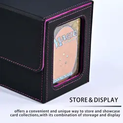 Magic The Gathering Commander Card Deck box with Display Window, Trading Card St - Image 3