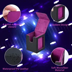 Magic The Gathering Commander Card Deck box with Display Window, Trading Card St - Image 4