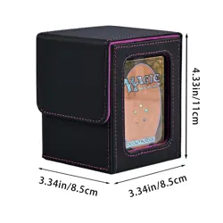 Magic The Gathering Commander Card Deck box with Display Window, Trading Card St - Image 5