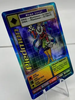 Digimon - Piedmon Bo-42 - 1st Edition Holo Foil Series 2 Mega Level Vtg Card - Image 4