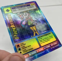 Digimon - Piedmon Bo-42 - 1st Edition Holo Foil Series 2 Mega Level Vtg Card - Image 5