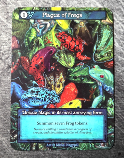 Sorcery Contested Realm Alpha Plague of Frogs Unique Non Foil NM - Image 1
