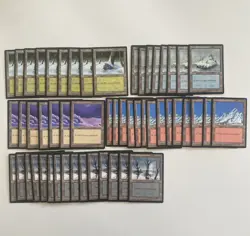 Magic The Gathering Snow-covered Lands Ice age X 53 - Image 2