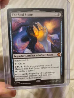 MTG Magic 1x The Soul Stone Marvel's Spider man Universes Beyond 2025 NM SEEPICS - Image 1