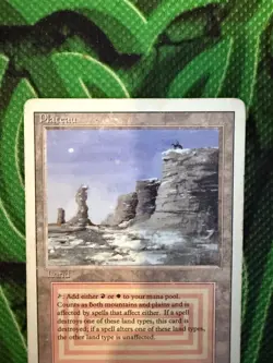 Magic the Gathering Plateau Dual Land Revised Edition - Image 3