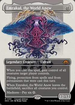 x1 Emrakul, the World Anew - Borderless M MTG Modern Horizons 3 M/NM, English - Image 1
