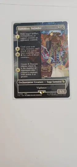 Summon: Yojimbo | Borderless | MTG | FIN | Near Mint | English EN - Image 1