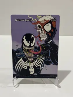 Magic MTG - Infernal Grasp (Borderless) - Spider-Man Marvel Universe - Image 1