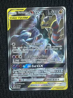 Pokemon TCG Garchomp & Giratina GX SM193 Black Star Promo Card - Image 1