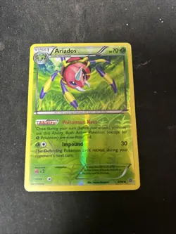 Pokemon TCG Ariados Ancient Origins 6/98 Reverse Holo Uncommon - Image 1