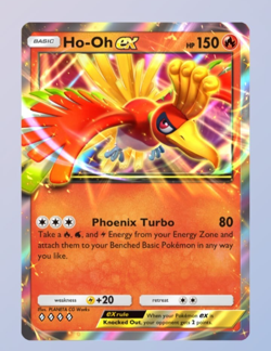 HO OH EX POKEMON TCG POCKET |ENG|NOT PHYSICAL - NOT PHYSICAL - NOT PHYSICAL! - Image 1