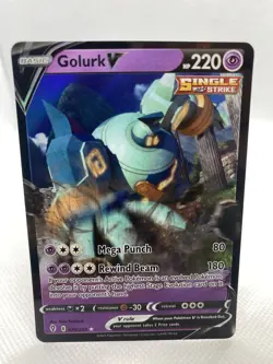 Golurk V 70/203 Ultra Rare Holo Evolving Skies Pokemon TCG Near Mint - Image 1