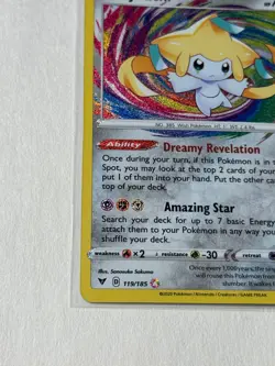 Pokemon TCG Jirachi 119/185 Amazing Rare Sword & Shield: Vivid Voltage NM - Image 5