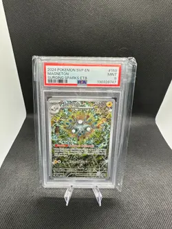 2024 POKEMON SVP EN-SV BLACK STAR PROMO #159 MAGNETON PSA 9 - Image 1