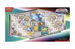Pokemon Prismatic Evolutions Lucario & Tyranitar Ex Collection. Sealed. 14 packs - Image 1