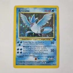 Articuno 2/62 - Unlimited Holo Rare - Pokemon TCG - Fossil - MP - Image 1