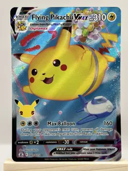 Pokemon TCG Flying Pikachu VMAX 007/025 Celebrations Ultra Rare Holo - NM - Image 1