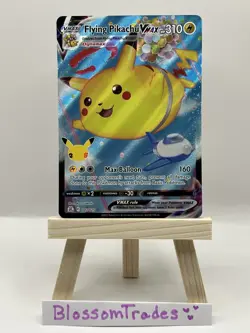 Pokemon TCG Flying Pikachu VMAX 007/025 Celebrations Ultra Rare Holo - NM - Image 2