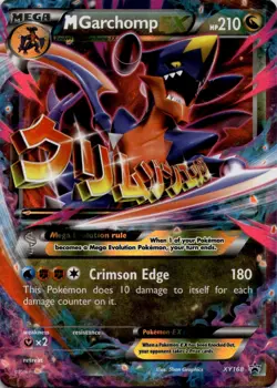 Pokemon TCG M Garchomp EX - Promo XY Promos XY168 - Image 1