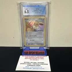 2005 Pokemon EX Delta Species Eevee #69 Reverse Holo CGC 6.5 EX-NM+ - Image 1