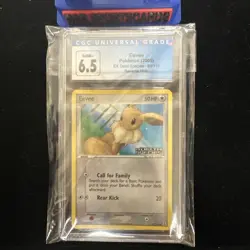 2005 Pokemon EX Delta Species Eevee #69 Reverse Holo CGC 6.5 EX-NM+ - Image 4
