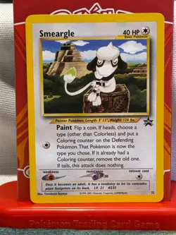 Pokemon TCG Wizards of the Coast Smeargle #32 Black Star Promo - Image 1