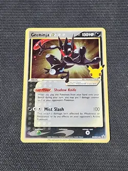 Pokemon Sword & Shield "Greninja Gold Star" SWSH144 / Black Star Promo / NM - Image 1