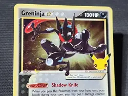Pokemon Sword & Shield "Greninja Gold Star" SWSH144 / Black Star Promo / NM - Image 2