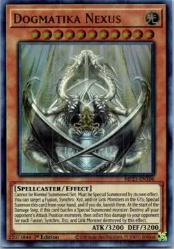 Dogmatika Nexus MP21-EN106 Ultra Rare 2021 Tin of Ancient Battles NM Yu-Gi-Oh! 1 - Image 1