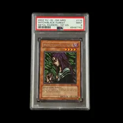Yu-Gi-Oh! Slab Witch Of The Black Forest Metal Raiders 1st Edition MRD-116 PSA - Image 1
