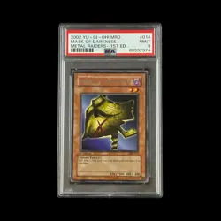 Yu-Gi-Oh! Slab Mask Of Darkness Metal Raiders 1st Edition MRD-014 PSA 9 Mint - Image 1