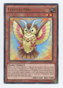 Yugioh Fluffal Owl MP15-EN141 Rare 1st LP x3 Play Set - Image 1