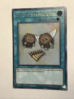 YUGIOH! 1-THE FLUTE OF SUMMONING KURIBOH-ULTRA RARE-1ST EDITION-GFP2-EN152 - Image 2