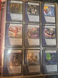 VS System Marvel Cards Full Binder Of Plot Twist Cards Foils Etc 35 Pages Full - Image 1