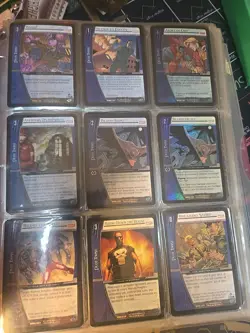 VS System Marvel Cards Full Binder Of Plot Twist Cards Foils Etc 35 Pages Full - Image 3