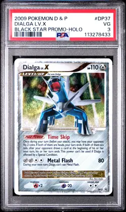 PSA 3 Dialga Lv X DP37 Black Star Promo D&P 2009 Pokemon Card - Image 1