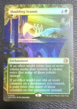 Doubling Season Wilds of Eldraine: Enchanting Tales Foil MTG NM Magic Card - Image 1
