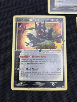 Lot Of 3 Greninja Gold Star SWSH144 Pokemon Celebrations Promo Card Nm - Image 2