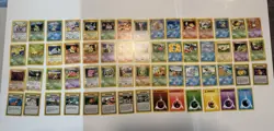 Neo Genesis 59/111 Card Vintage WOTC Pokemon Card Lot (Mostly LP, No Duplicates) - Image 1