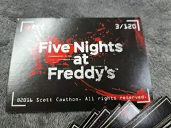 Five Nights At Freddys Fnaf 2016 Scott Cawthon Trading Card Bundle 49 Mixed - Image 2