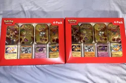 (PACK 2) Pokemon 151 Mini Tins + Promo Cards Sam’s Club (LOT OF 2, 8 TINS) - Image 1