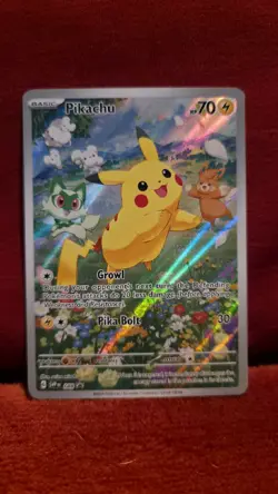 Pokemon Pikachu TCG SVP 88 Black Star Promo Card Paldea Adventure Chest - Image 1
