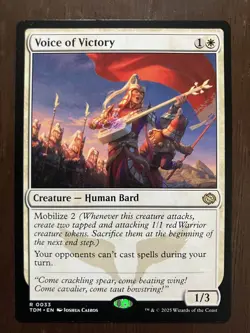 Voice of Victory ✨ Tarkir Dragonstorm ✨ Magic the Gathering - Image 1