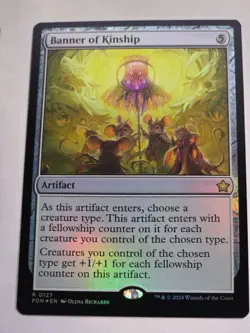 MTG - Banner of Kinship FOIL - Foundations - Image 1