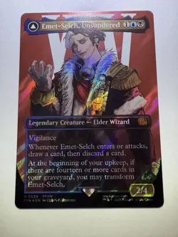 Emet-Selch, Unsundered (Borderless) (Surge Foil) Final Fantasy Foil - Image 1
